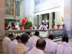 Cardeal celebra na Basílica de São Sebastião, em Roma